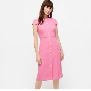 NWT J. Crew Button Front Dress
